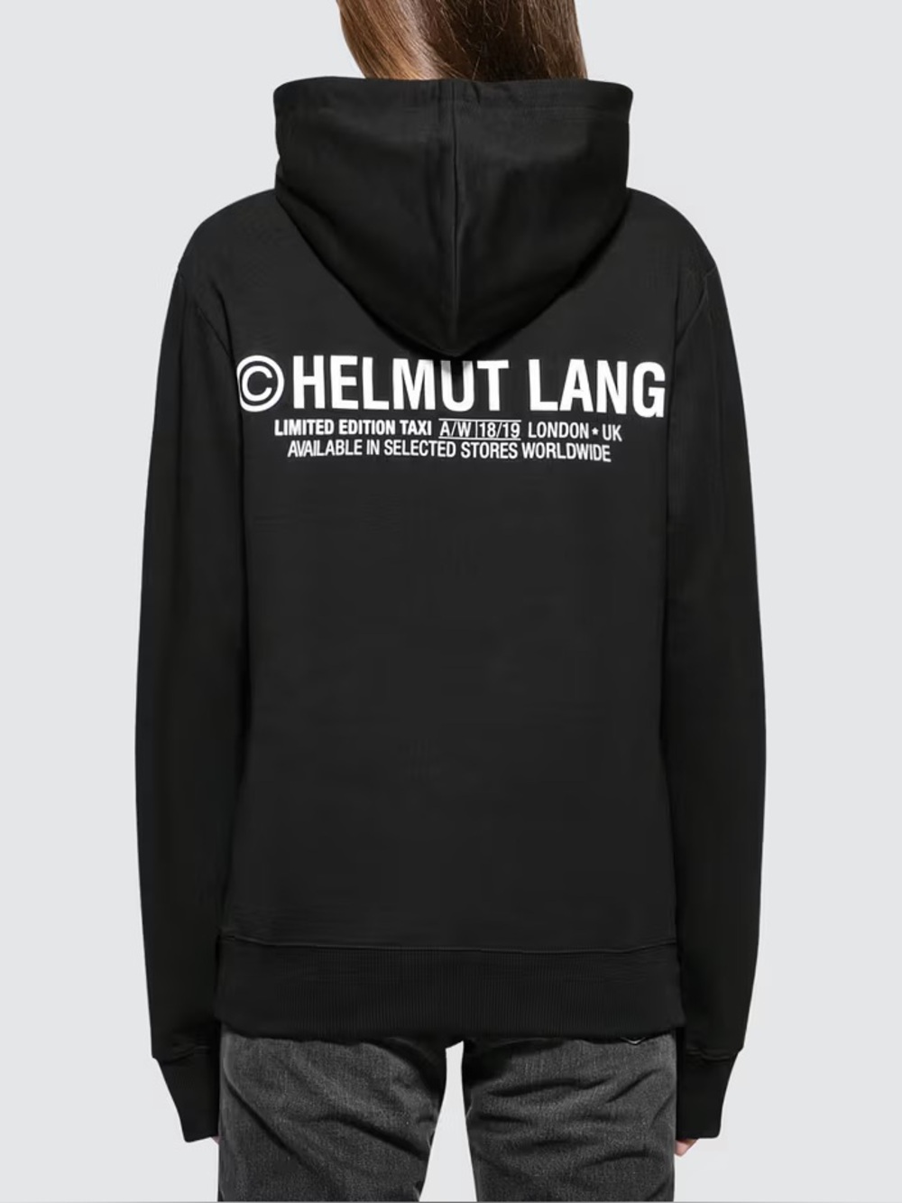 Helmut Lang Black and white  Hoodie :  Size Small